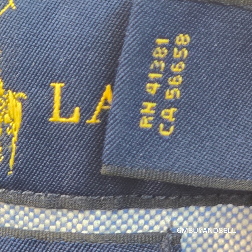 Ralph Lauren Men 2XLT Blue Oxford Button Down Shirt Classic Fit Tall Long Sleeve - Picture 7 of 13
